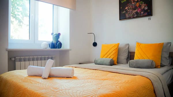 Old Town Residence — sypialnia, apartament Stare Miasto
